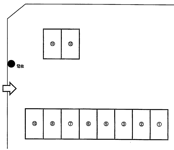 美里1丁目駐車場の駐車配置図