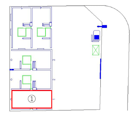 ナゴヤドーム北第2の駐車配置図