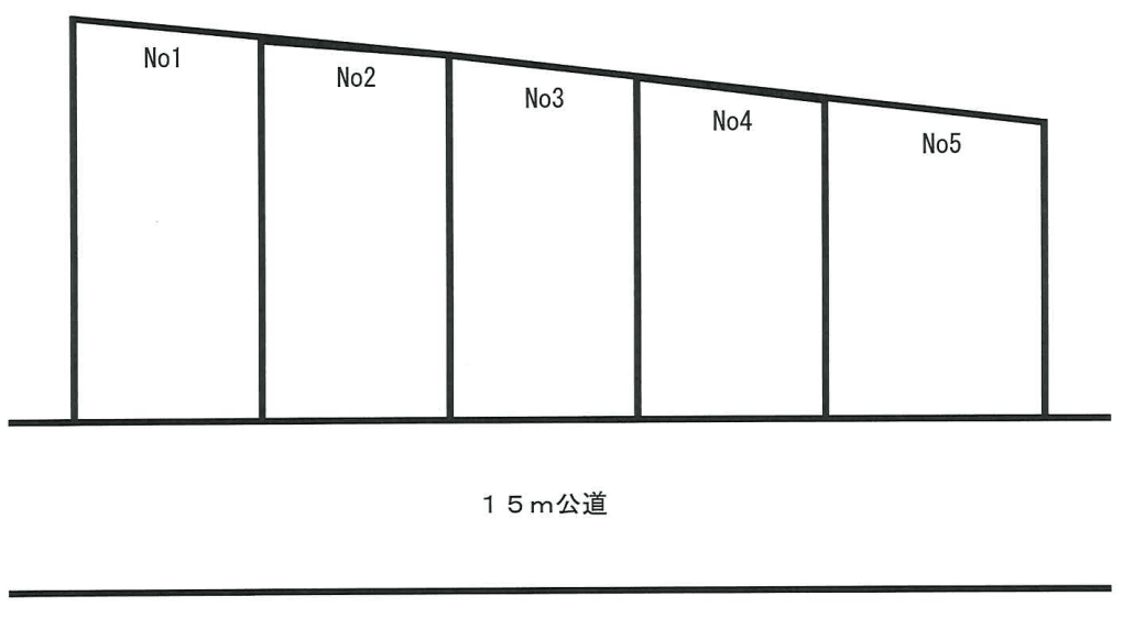第2池田駐車場の駐車配置図