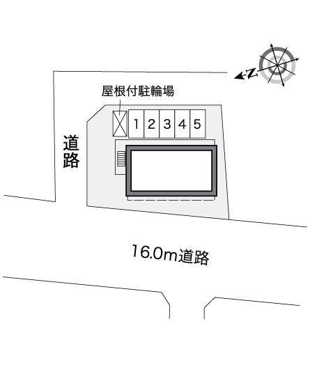GARDEN 丘(25282)の駐車配置図