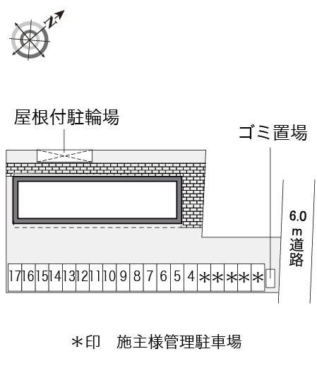 サンライズ(30851)の駐車配置図