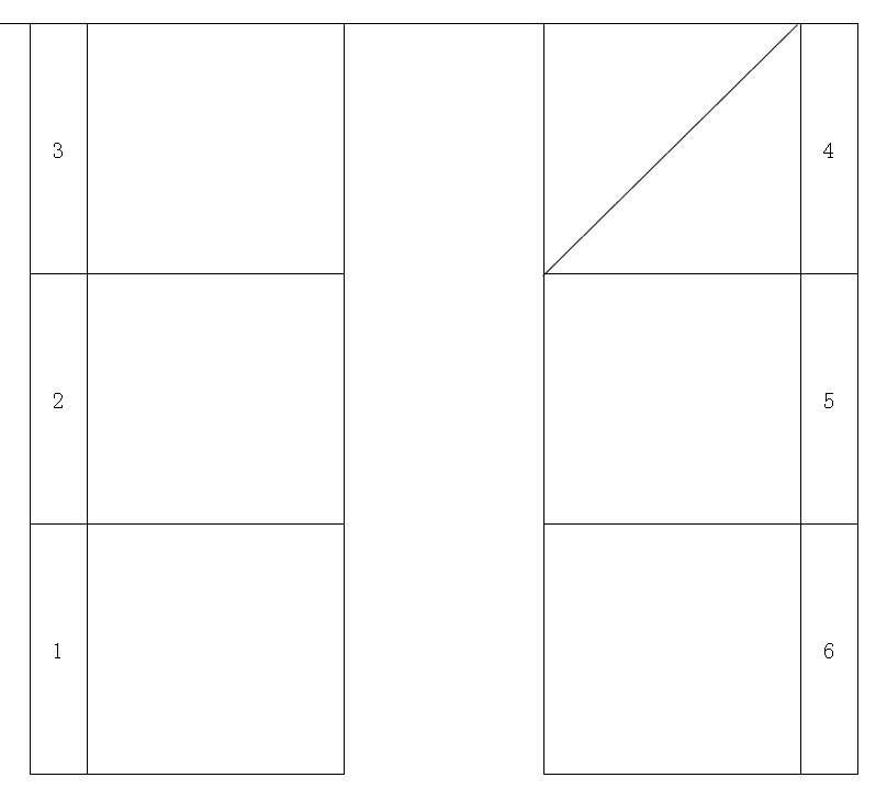 大森パーキングの駐車配置図