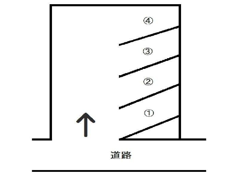 甲突町駐車場の駐車配置図