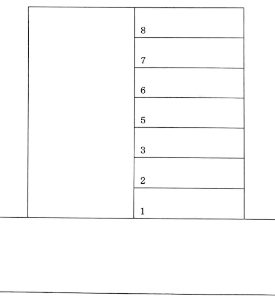 広沢3丁目 国井Pの駐車配置図