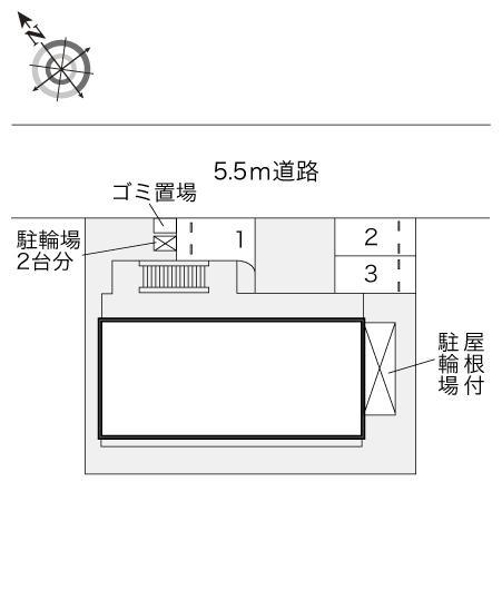 九番町(22572)の駐車配置図