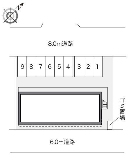笠東(22400)の駐車配置図