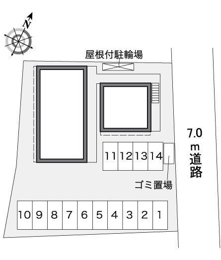 WAN(39198)の駐車配置図