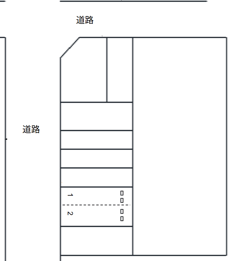 キタカガヤ第16の駐車配置図