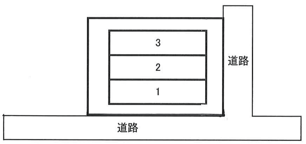 第2地類根駐車場の駐車配置図
