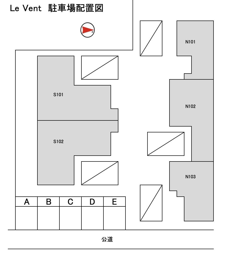 Le Ventの駐車配置図