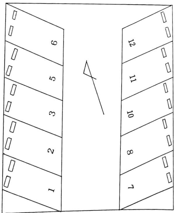 Sパーキングの駐車配置図
