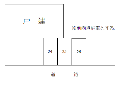 小川Pの駐車配置図
