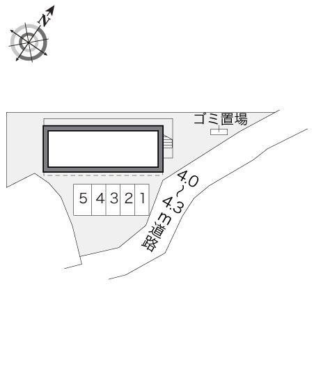 プランドール上高田(19637)の駐車配置図