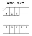 阪神駐車場の駐車場