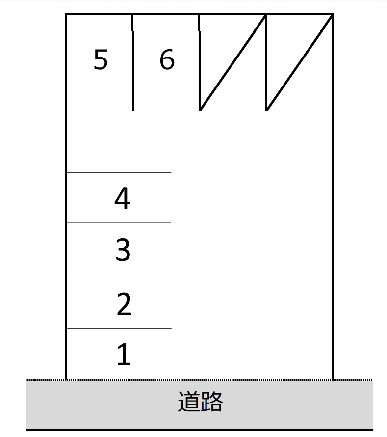 国吉田3丁目駐車場の駐車配置図