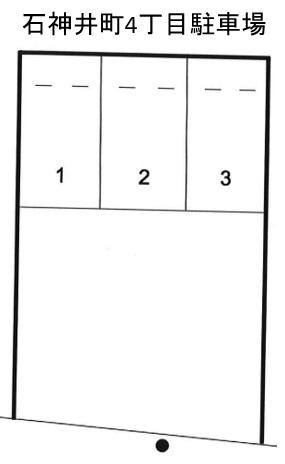 石神井町4丁目駐車場の駐車配置図