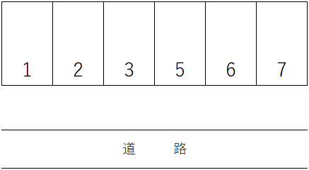 10200駐車場の駐車配置図
