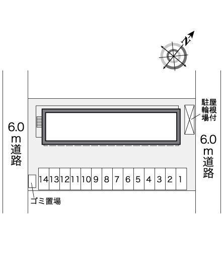 下栗(27031)の駐車配置図