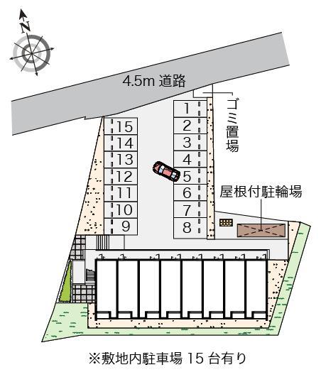 クレイノ下高池(56034)の駐車配置図
