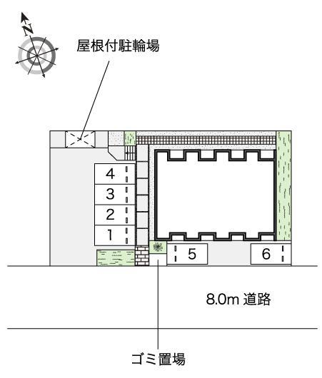 メゾン 藤原台(53424)の駐車配置図