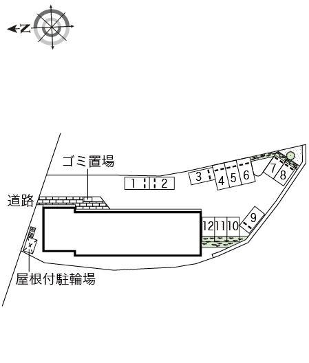 ウリュウ(45070)の駐車配置図