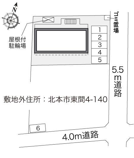 ルーミナス Aya(31643) 敷地外駐車場の駐車配置図
