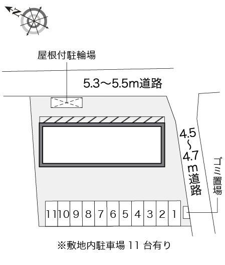 並木(21089)の駐車配置図