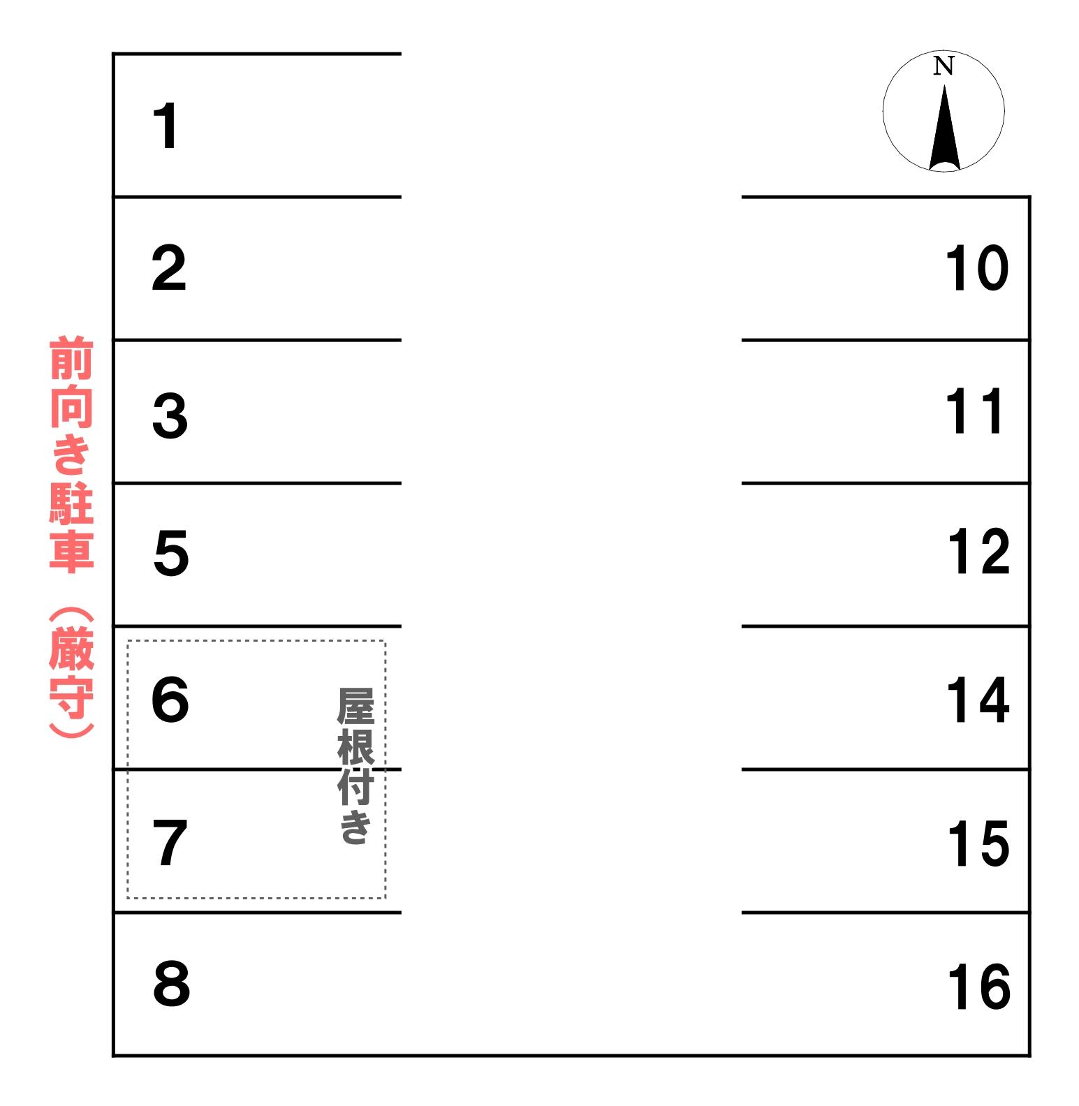 207_小本本町駐車場の駐車配置図