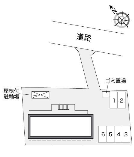 M&Aフォースイ(38425)の駐車配置図