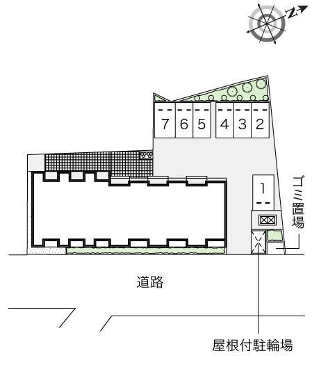 ひまわり(54430)の駐車配置図