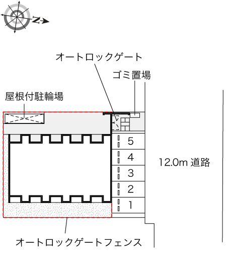 ルミエール(52032)の駐車配置図