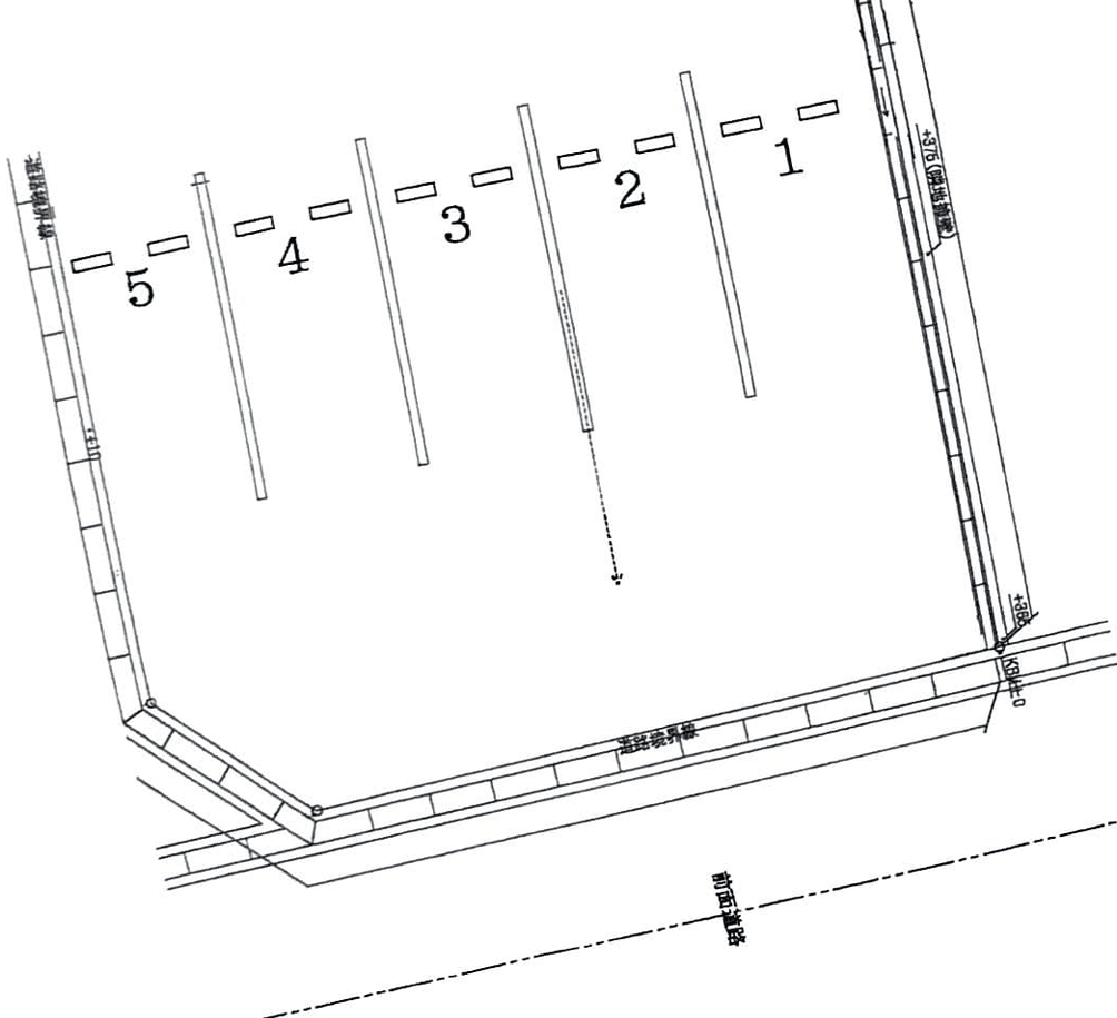 hashi パーキングの駐車配置図