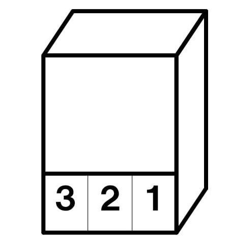 柴田マンションの駐車配置図