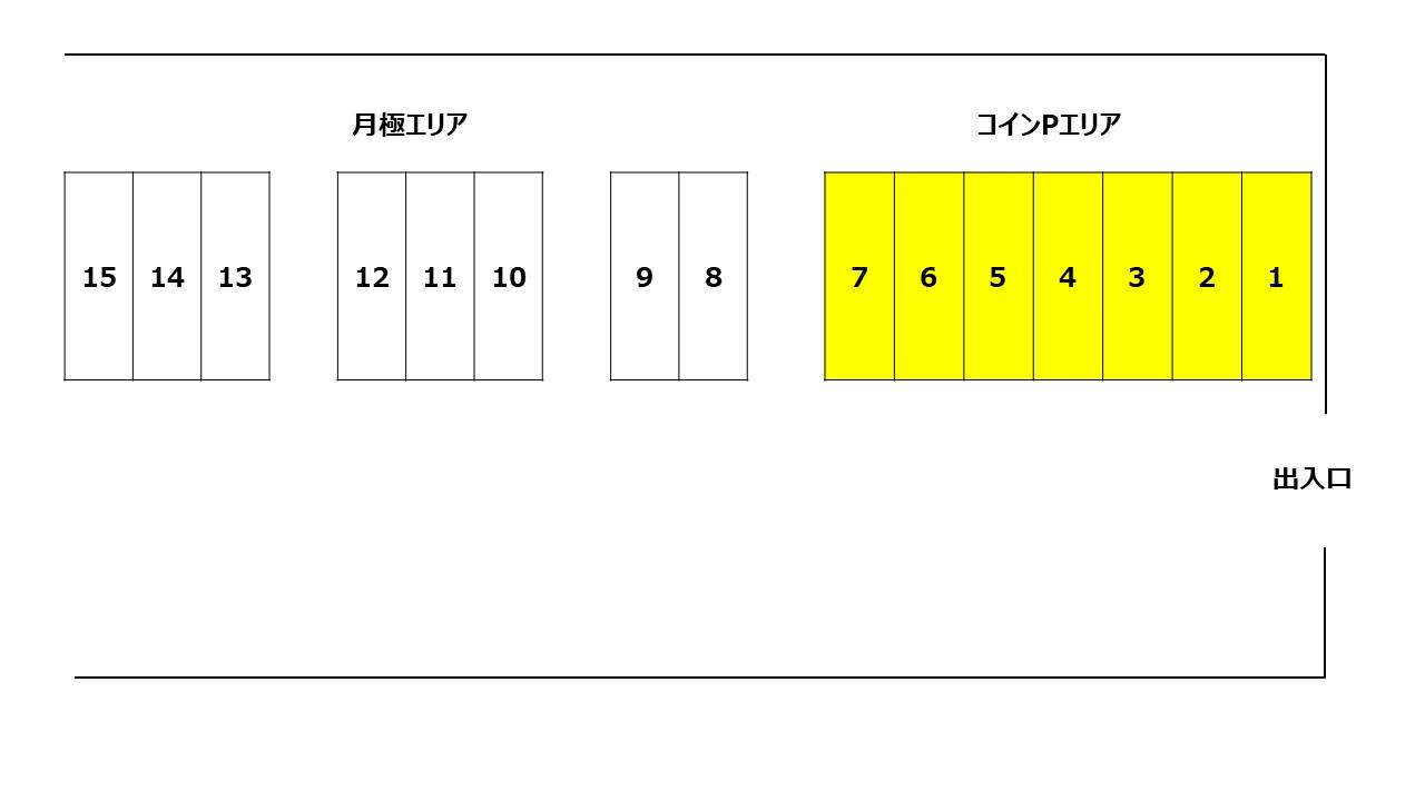 千住中居町第1の駐車配置図