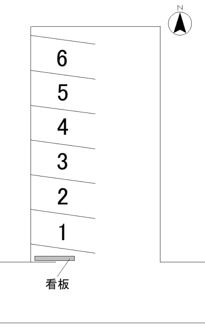 吉川唐ケ原駐車場の駐車配置図