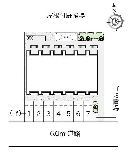 桜(54934)の駐車配置図