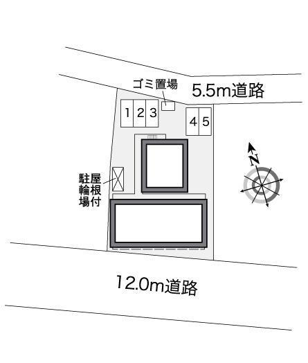 辻(25728)の駐車配置図