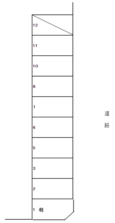 320070の駐車配置図