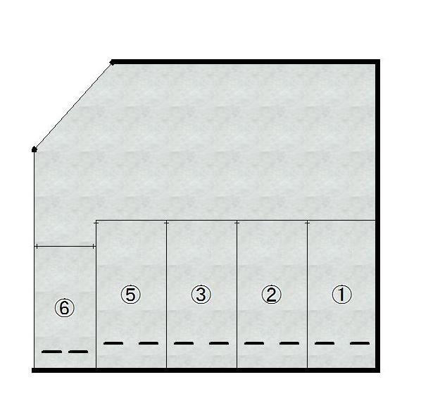 祇園さくら通り駐車場の駐車配置図