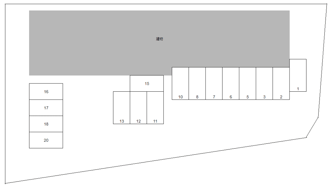 プランドール・ポラリスAの駐車配置図