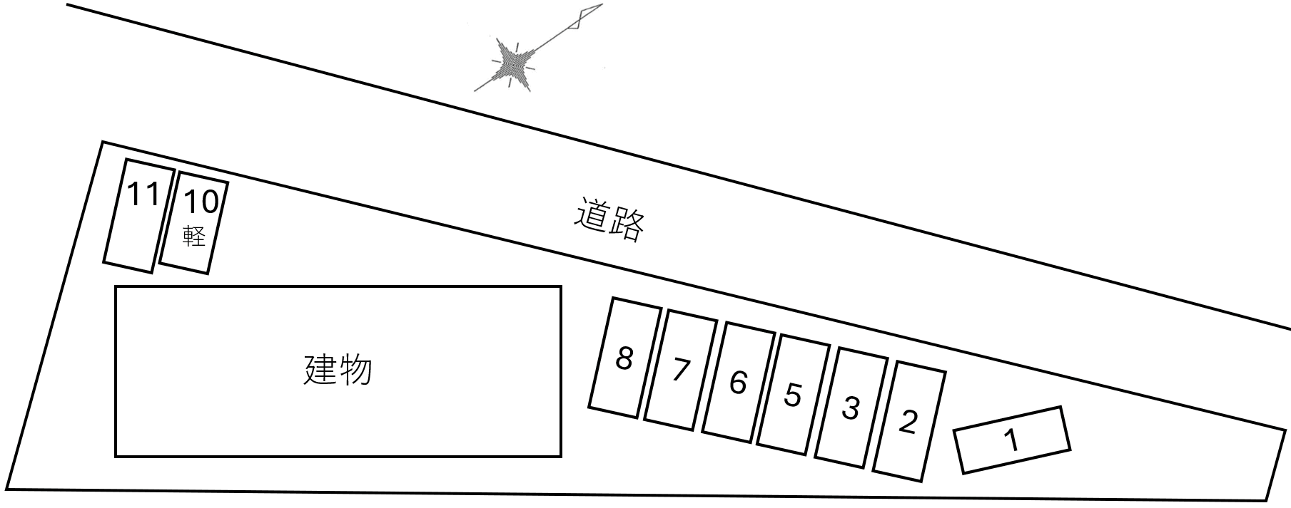 モアールの駐車配置図