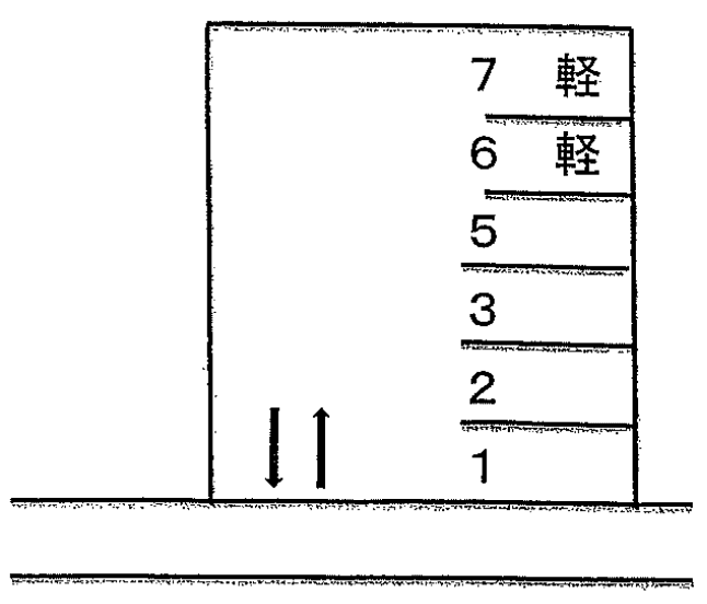 パーキング内藤の駐車配置図