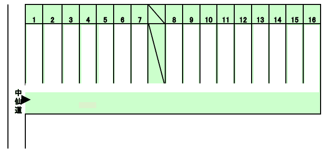 本町2丁目小林パーキングの駐車配置図