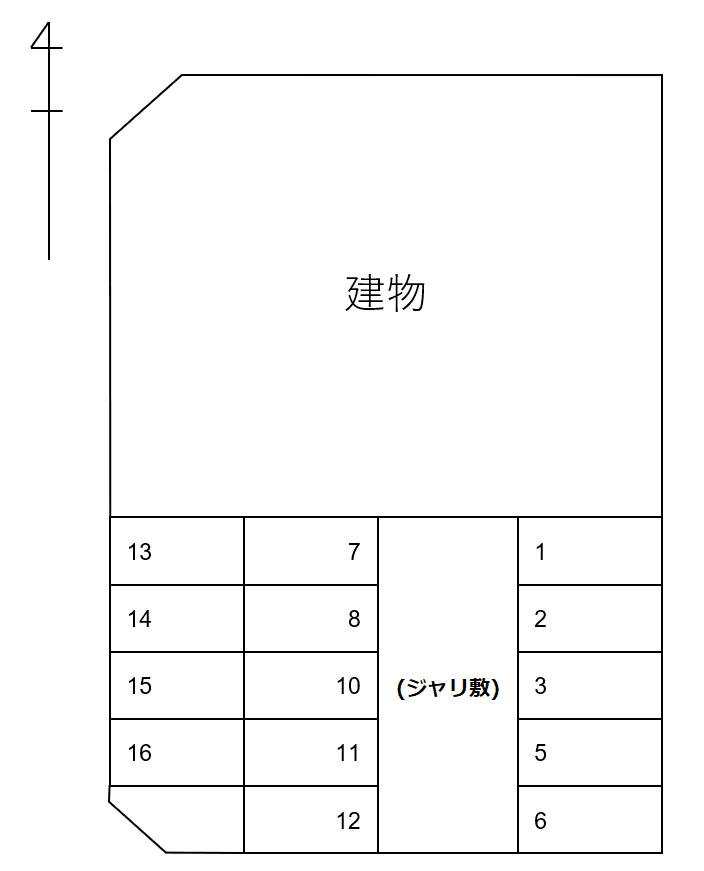 犬山-22の駐車配置図