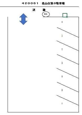 420061の駐車配置図