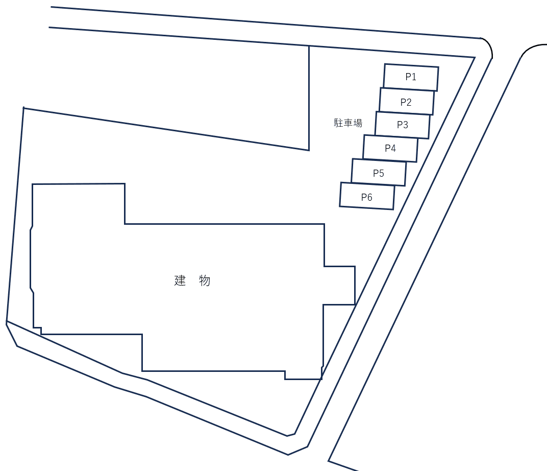 Terrazza Estの駐車配置図
