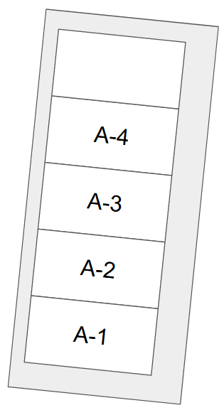 佐貫駅前第9の駐車配置図
