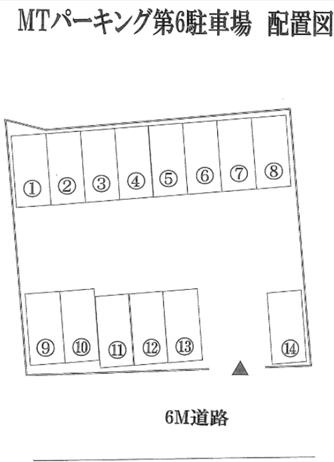 MTパーキング第六の駐車配置図