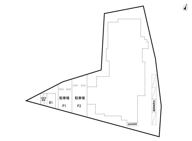 CB久留米ヴェールの駐車配置図