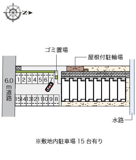 コンフォートパレス(55077)の駐車配置図